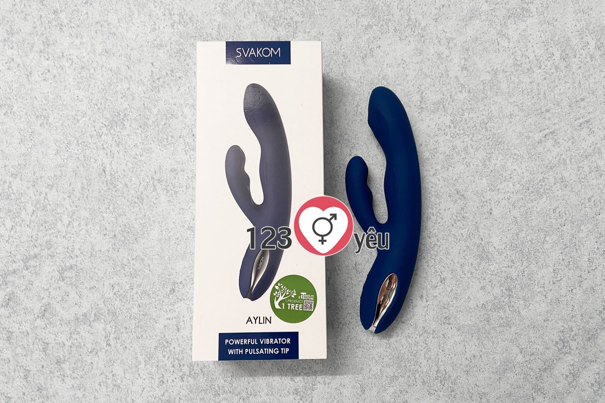 Máy mát xa đi&ecirc;̉m G Svakom Aylin rung ngo&aacute;y chuẩn USA 1