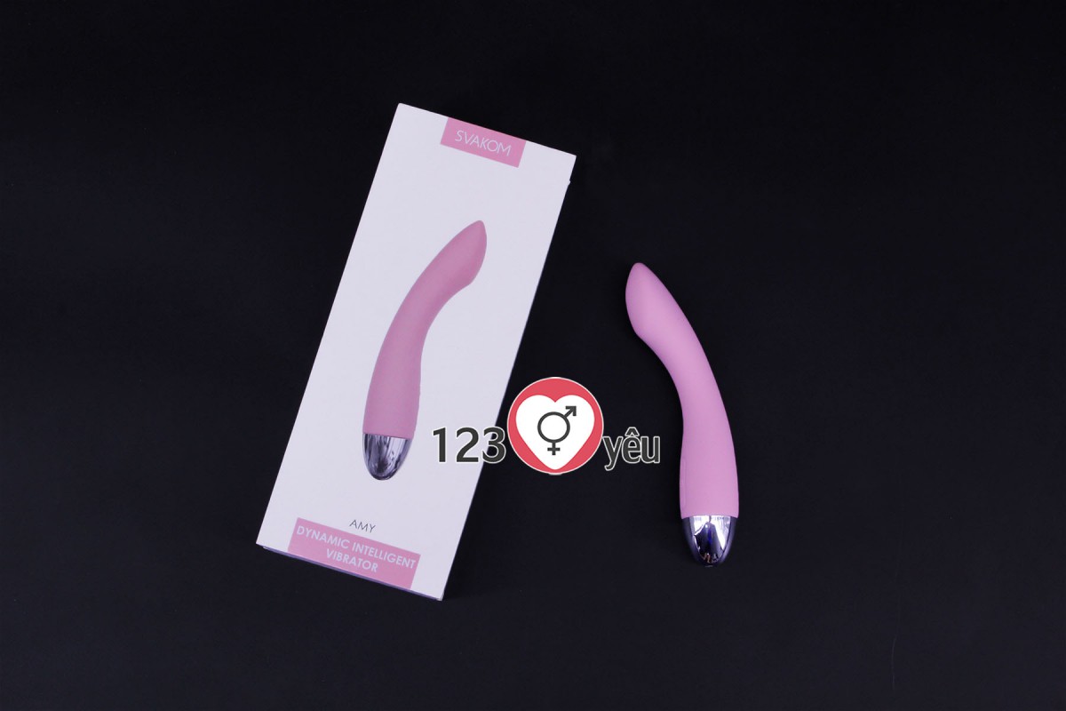 Máy masssage điểm G Svakom AMY rung 6 ch&ecirc;́ đ&ocirc;̣ hàng USA 3