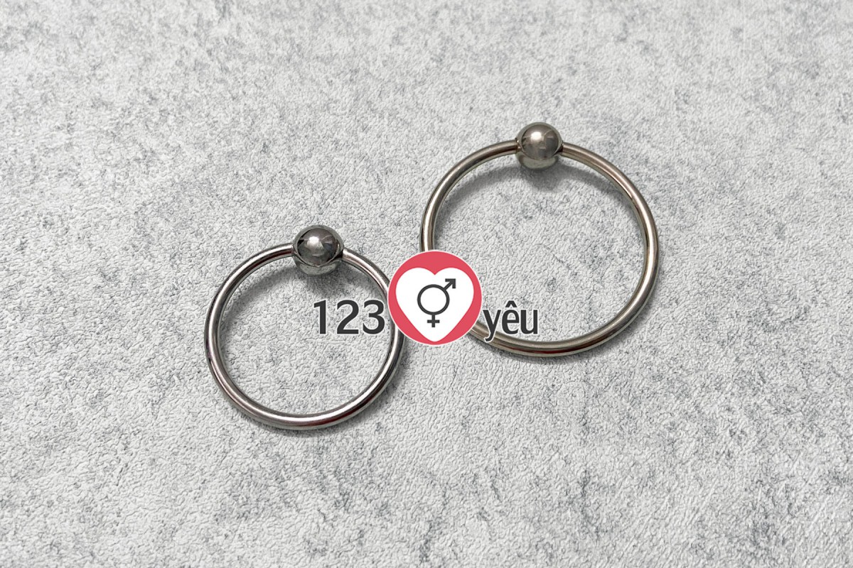 V&ograve;ng đeo dương vật Inox chống xuất tinh sớm 1
