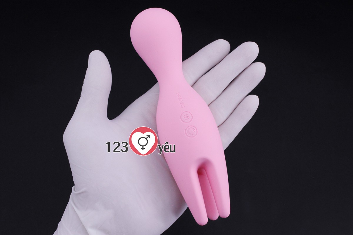 Ng&oacute;n tay rung massage điểm G Svakom Nymph 5 ch&ecirc;́ đ&ocirc;̣ rung 3