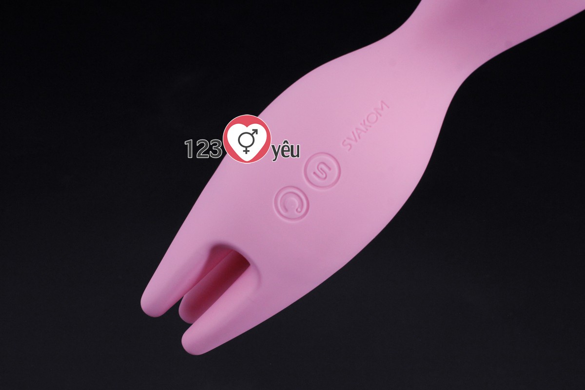 Ng&oacute;n tay rung massage điểm G Svakom Nymph 5 ch&ecirc;́ đ&ocirc;̣ rung 7