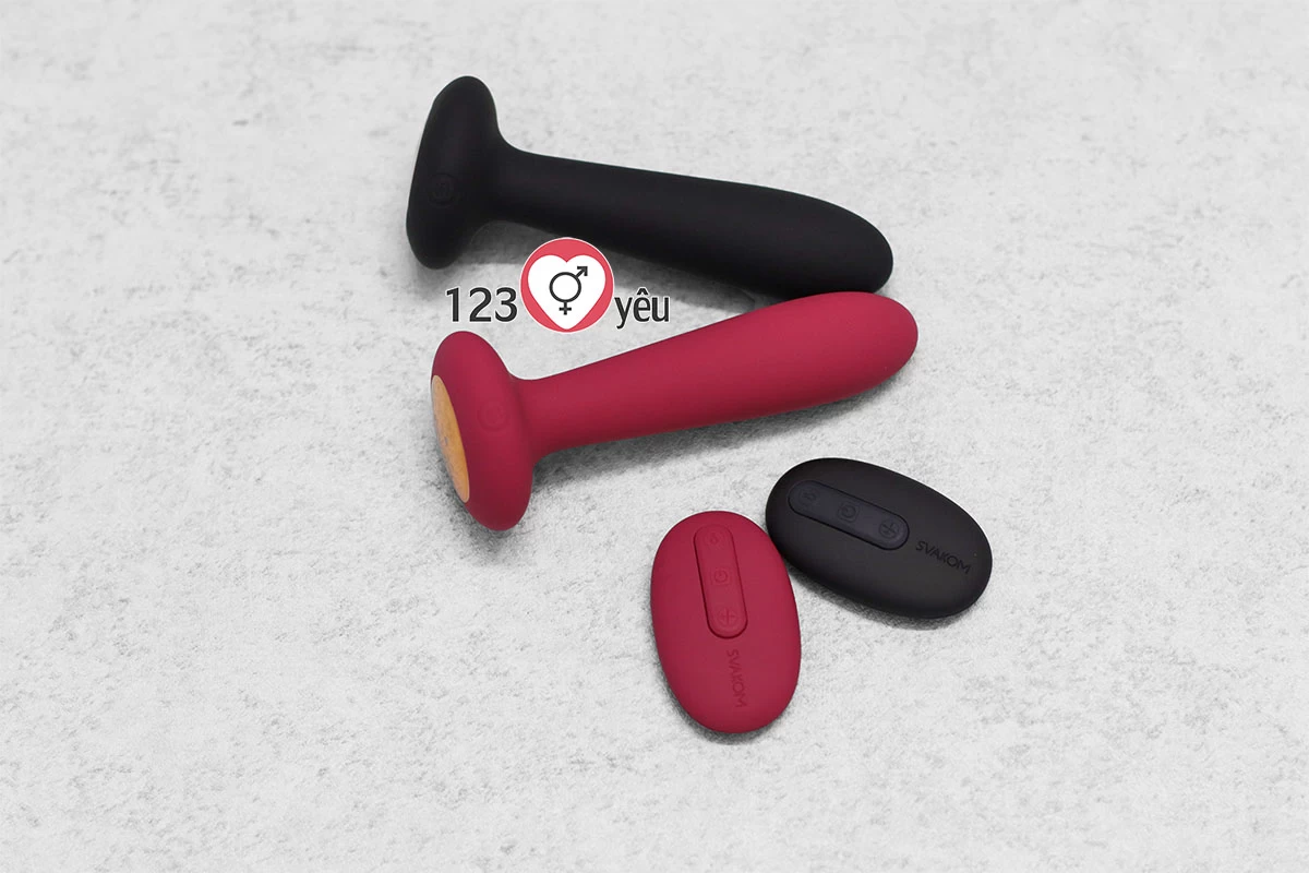 Dụng cụ kích thích h&acirc;̣u m&ocirc;n Svakom Primo phát nhi&ecirc;̣t pin sạc hàng USA