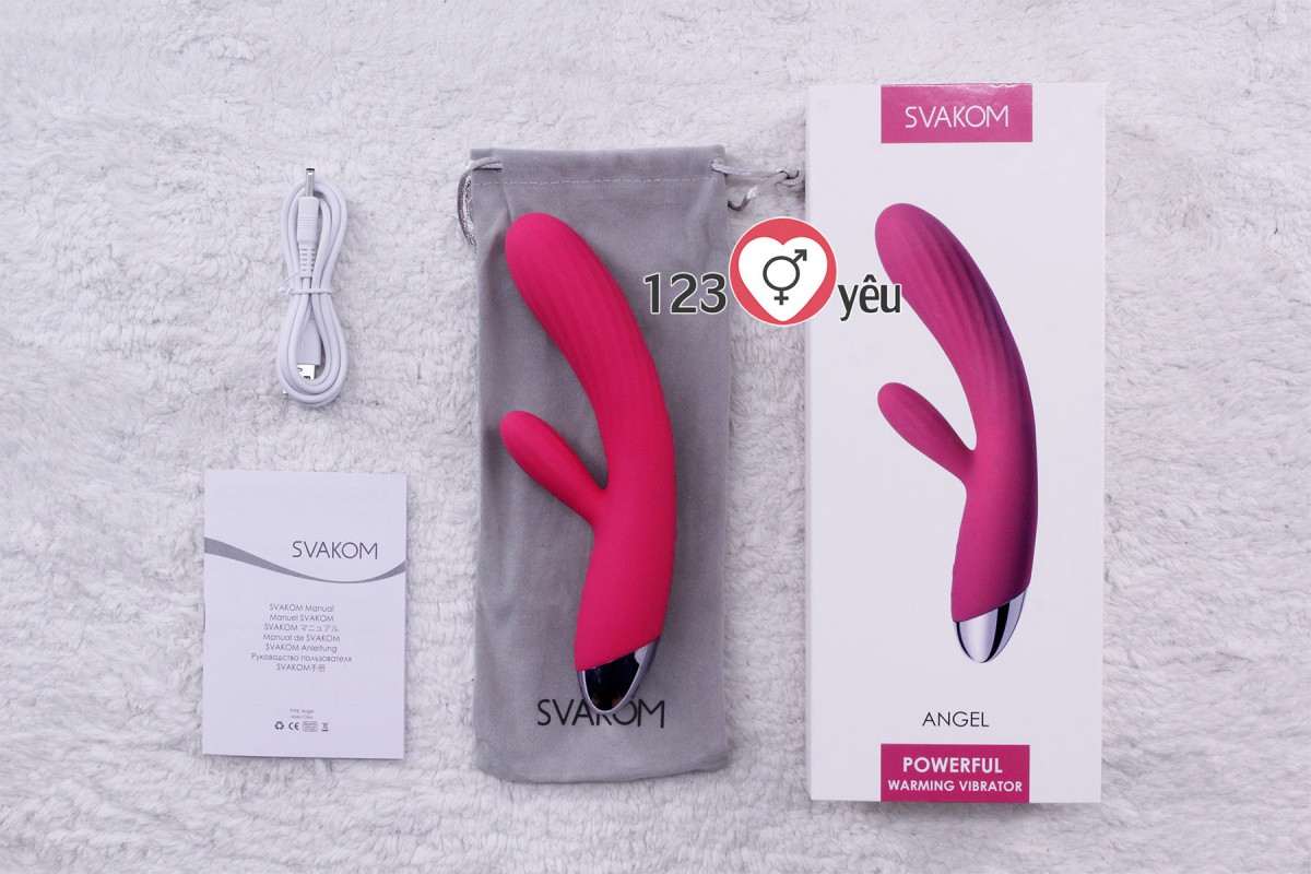 M&aacute;y m&aacute;t xa điểm G 7 bậc thang Svakom Angel hệ thống ấm nhập USA 4