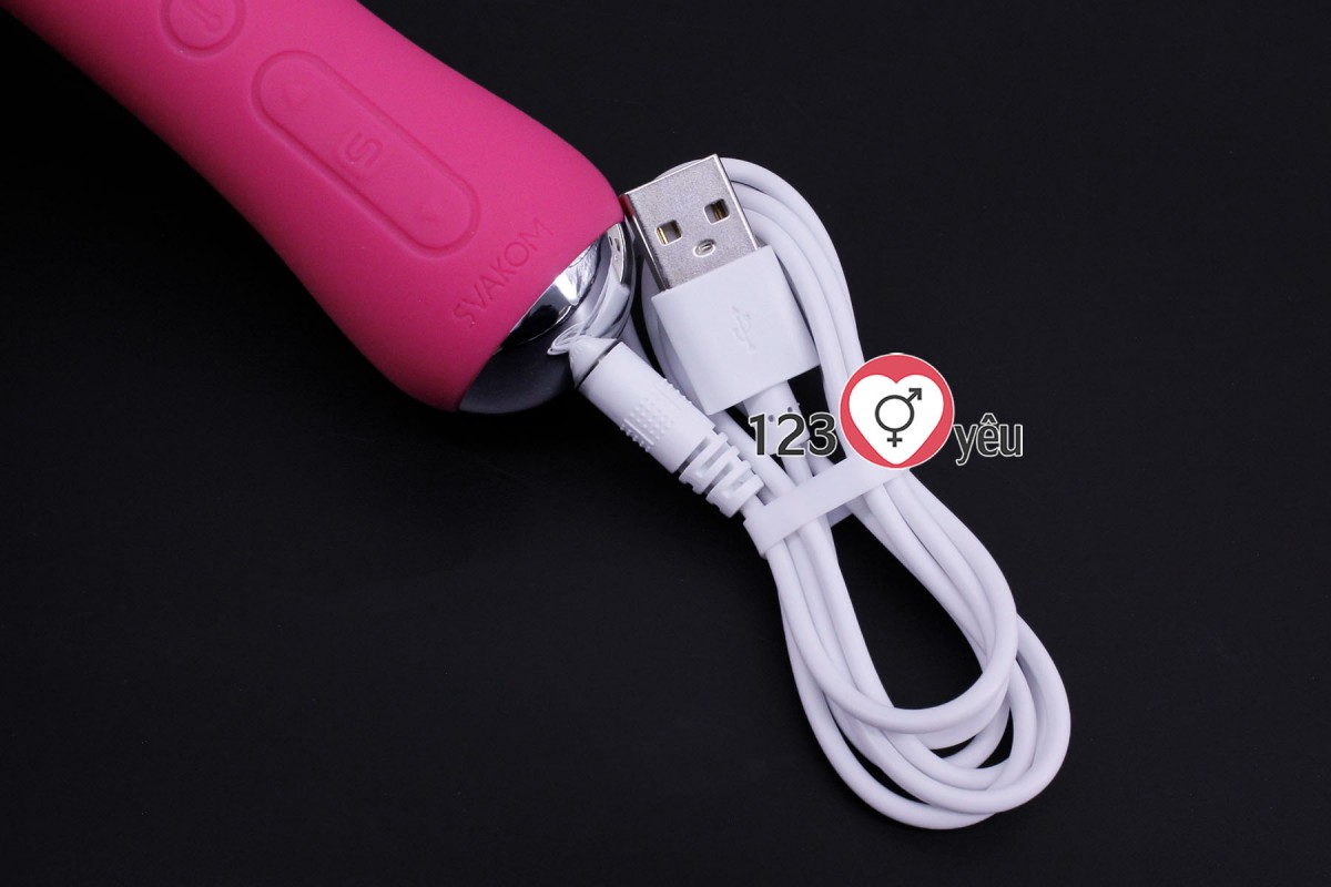 Máy mát xa đi&ecirc;̉m G cao c&acirc;́p Svakom Anya rung 5 ch&ecirc;́ đ&ocirc;̣ hàng USA 5