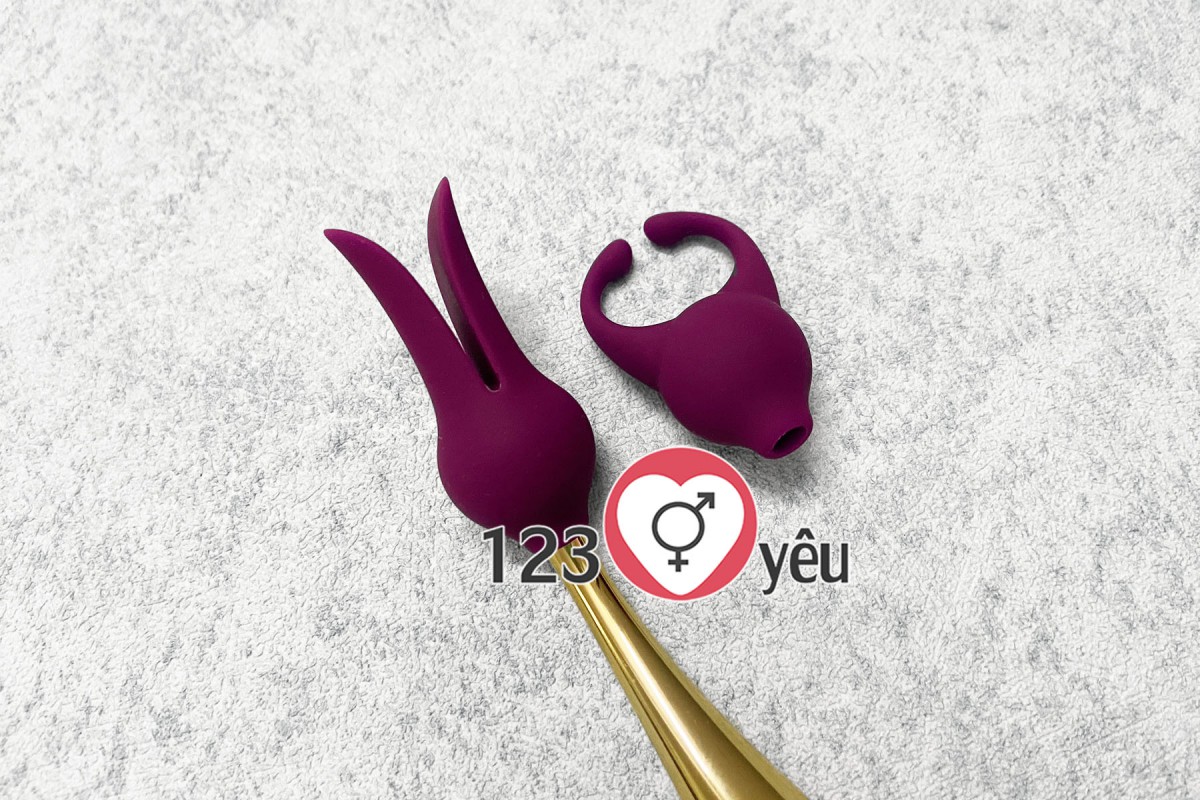 Máy massage đi&ecirc;̉m G cao c&acirc;́p Svakom Beatrice 2 đầu rung phụ kiện 6