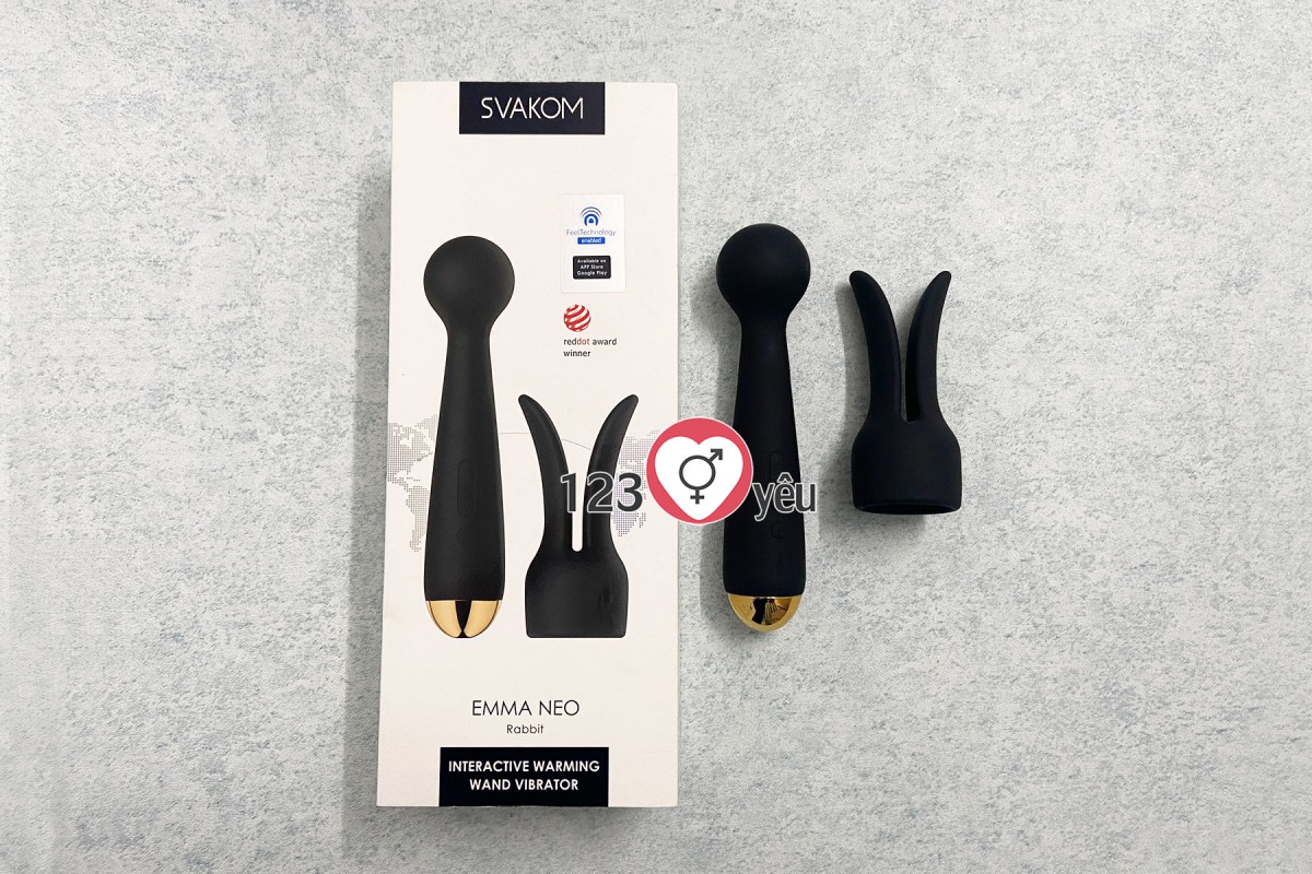 M&aacute;y massage điểm G Svakom Emma ph&aacute;t nhiệt USA 1