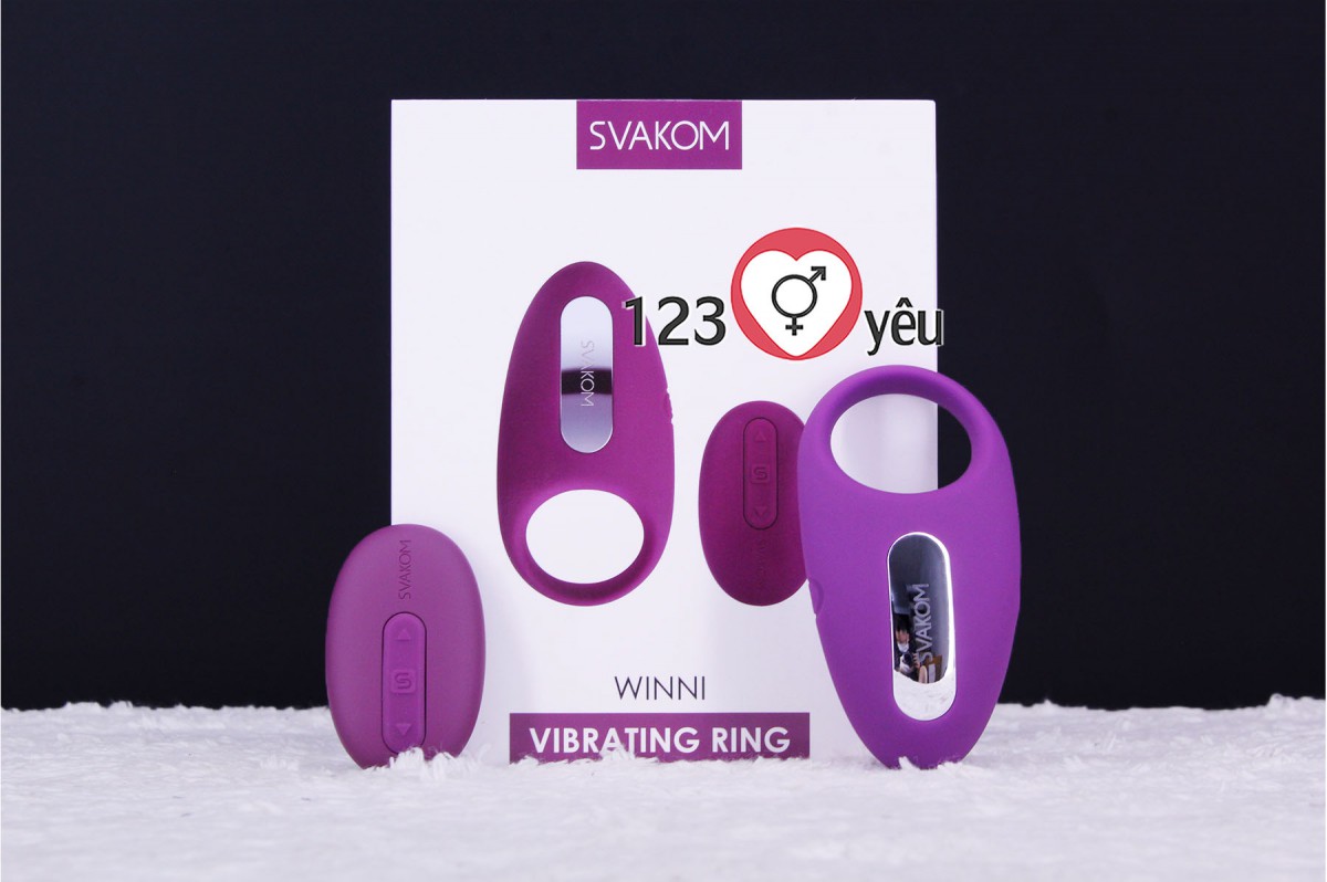 V&ograve;ng đeo dương vật Svakom WINNI 5 ch&ecirc;́ đ&ocirc;̣ rung đi&ecirc;̀u khi&ecirc;̉n từ xa 3