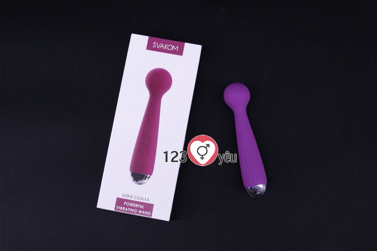 Máy massage đi&ecirc;̉m G Svakom Mini Emma 6 ch&ecirc;́ đ&ocirc;̣ rung pin sạc 3