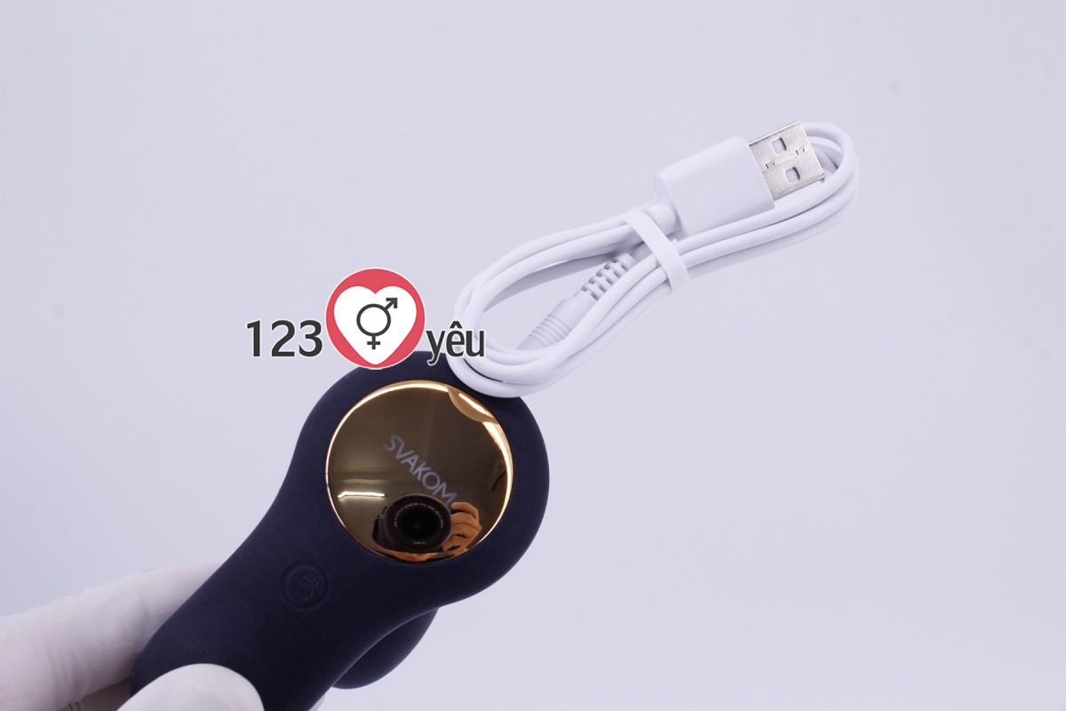 Dụng cụ k&iacute;ch th&iacute;ch hậu m&ocirc;n Svakom Vick 7 ch&ecirc;́ đ&ocirc;̣ rung đi&ecirc;̀u khi&ecirc;̉n từ xa 7