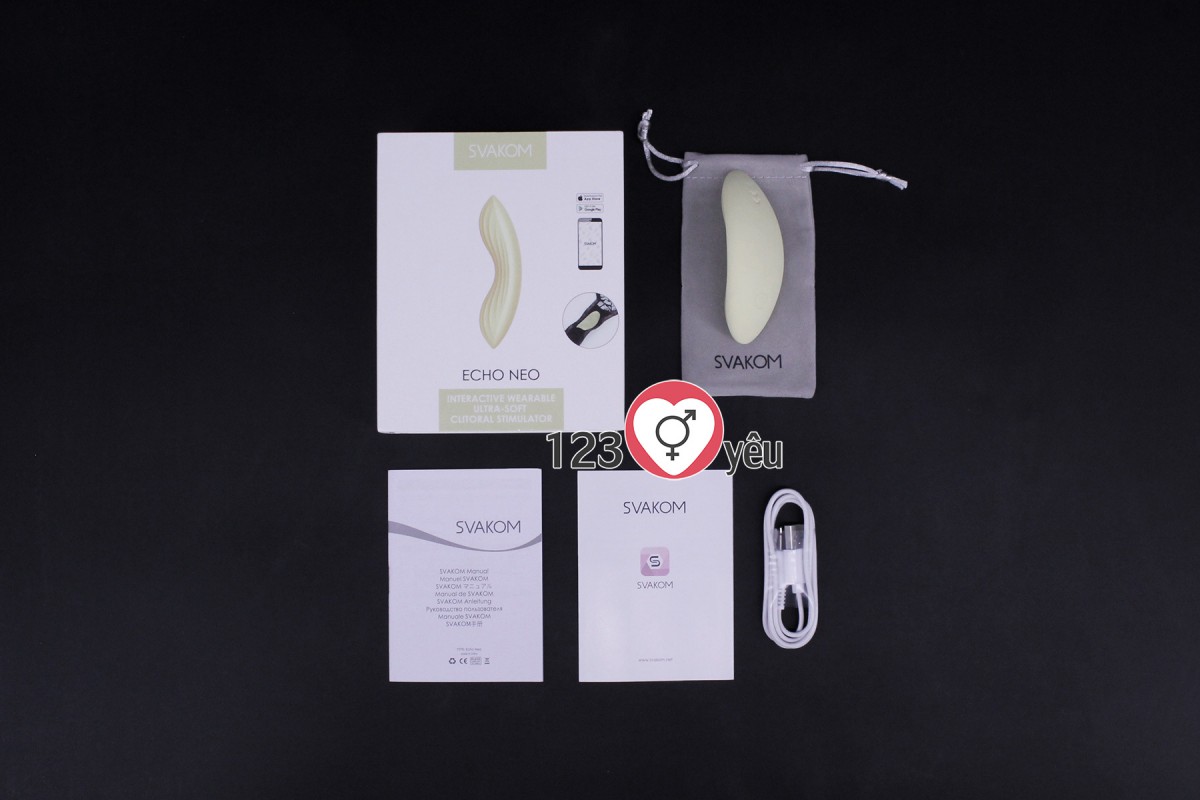 Lưỡi liếm &acirc;m đạo Svakom Echo Neo điều khiển qua app, c&oacute; quần l&oacute;t 2