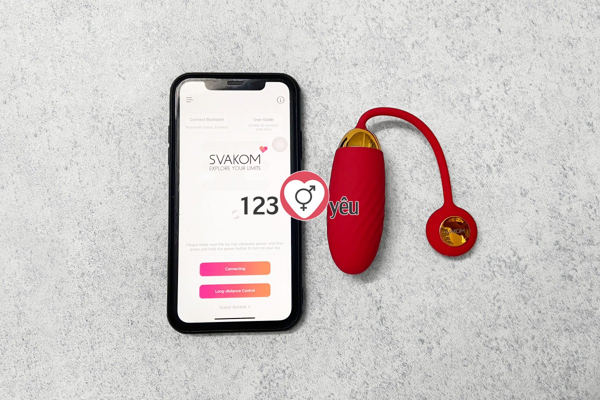 Trứng rung t&igrave;nh y&ecirc;u Svakom Ella Neo điều khiển Smartphone 1