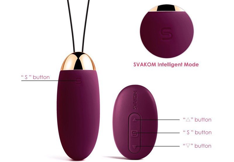Sex toy trứng rung t&igrave;nh y&ecirc;u cao cấp Svakom ELVA nhập khẩu USA 12