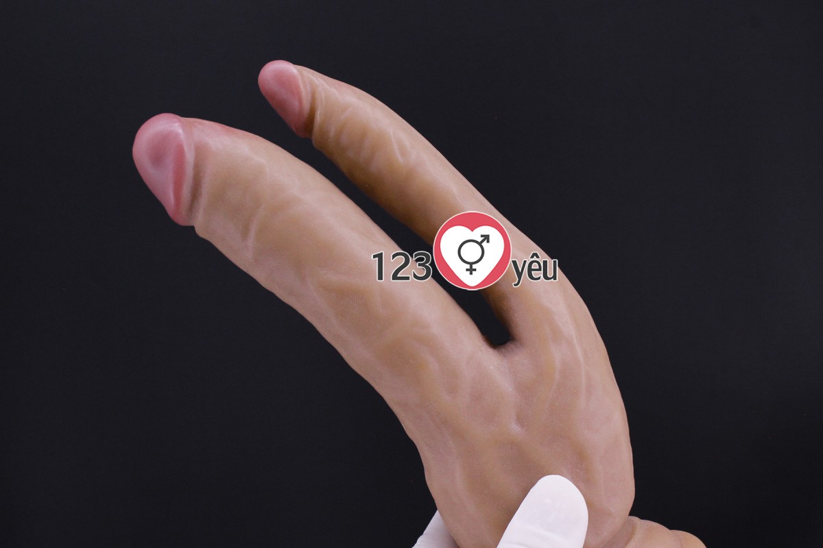 Dương vật giả c&oacute; đế 2 đầu k&iacute;ch th&iacute;ch 3