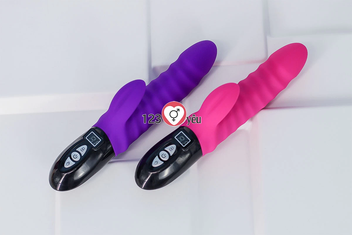 Dương vật giả đa năng Vibration HEATNC 12 ch&ecirc;́ đ&ocirc;̣, phát nhi&ecirc;̣t pin sạc