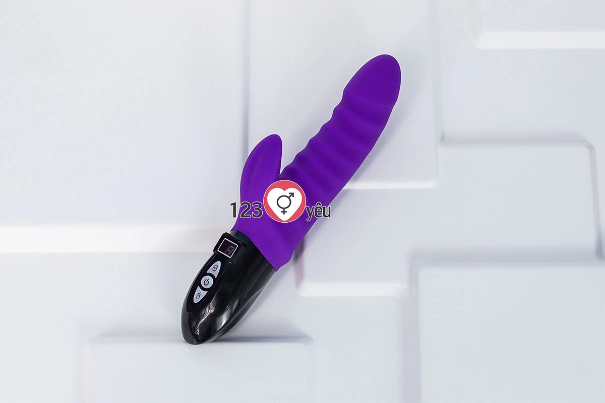 Dương vật giả đa năng Vibration HEATNC 12 ch&ecirc;́ đ&ocirc;̣, phát nhi&ecirc;̣t pin sạc