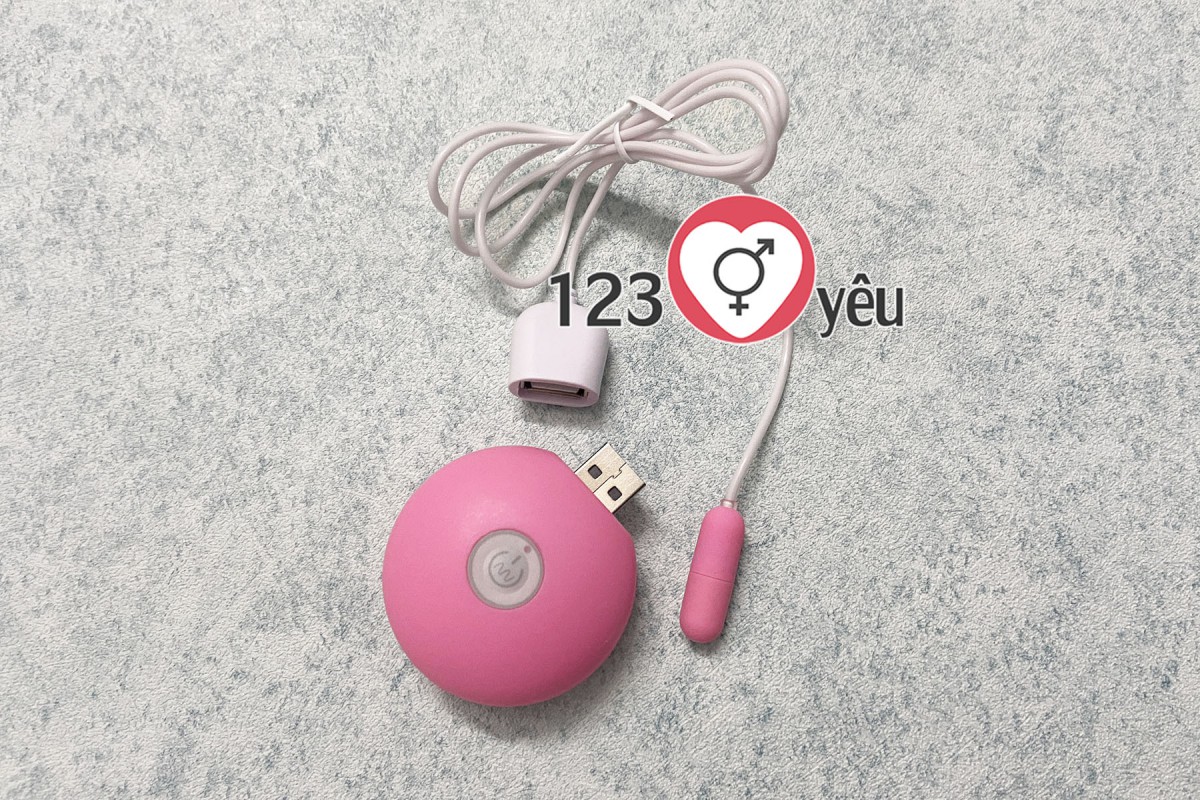 Trứng rung tình y&ecirc;u 1 đầu pin sạc 4