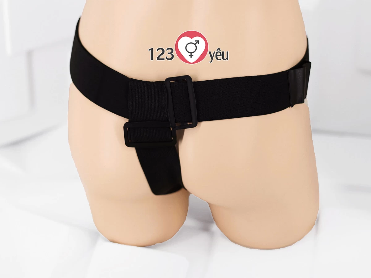 Dương vật giả c&oacute; d&acirc;y đeo 2 đầu Ultra Doube Head có rung