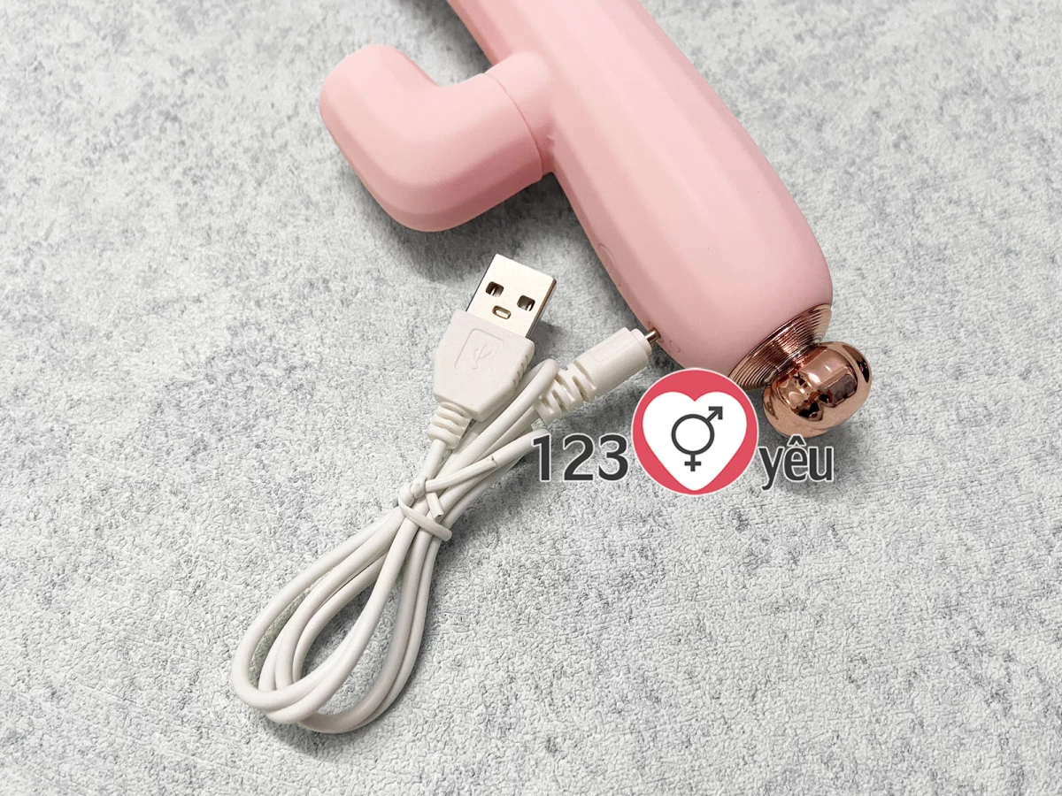 Máy mát xa Emily rung h&uacute;t điểm G mạnh mẽ 10 chế độ