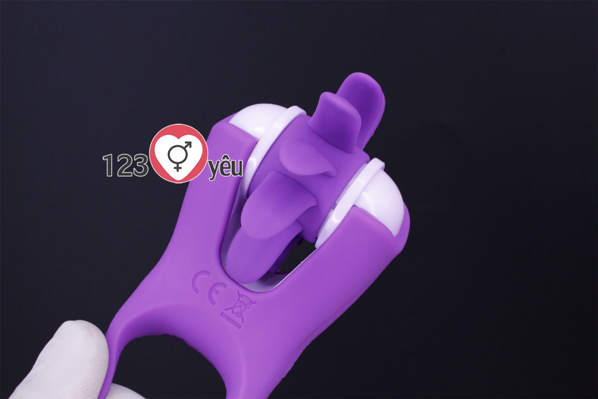 V&ograve;ng đeo dương vật lưỡi xoay CHI rung10 ch&ecirc;́ đ&ocirc;̣ 6