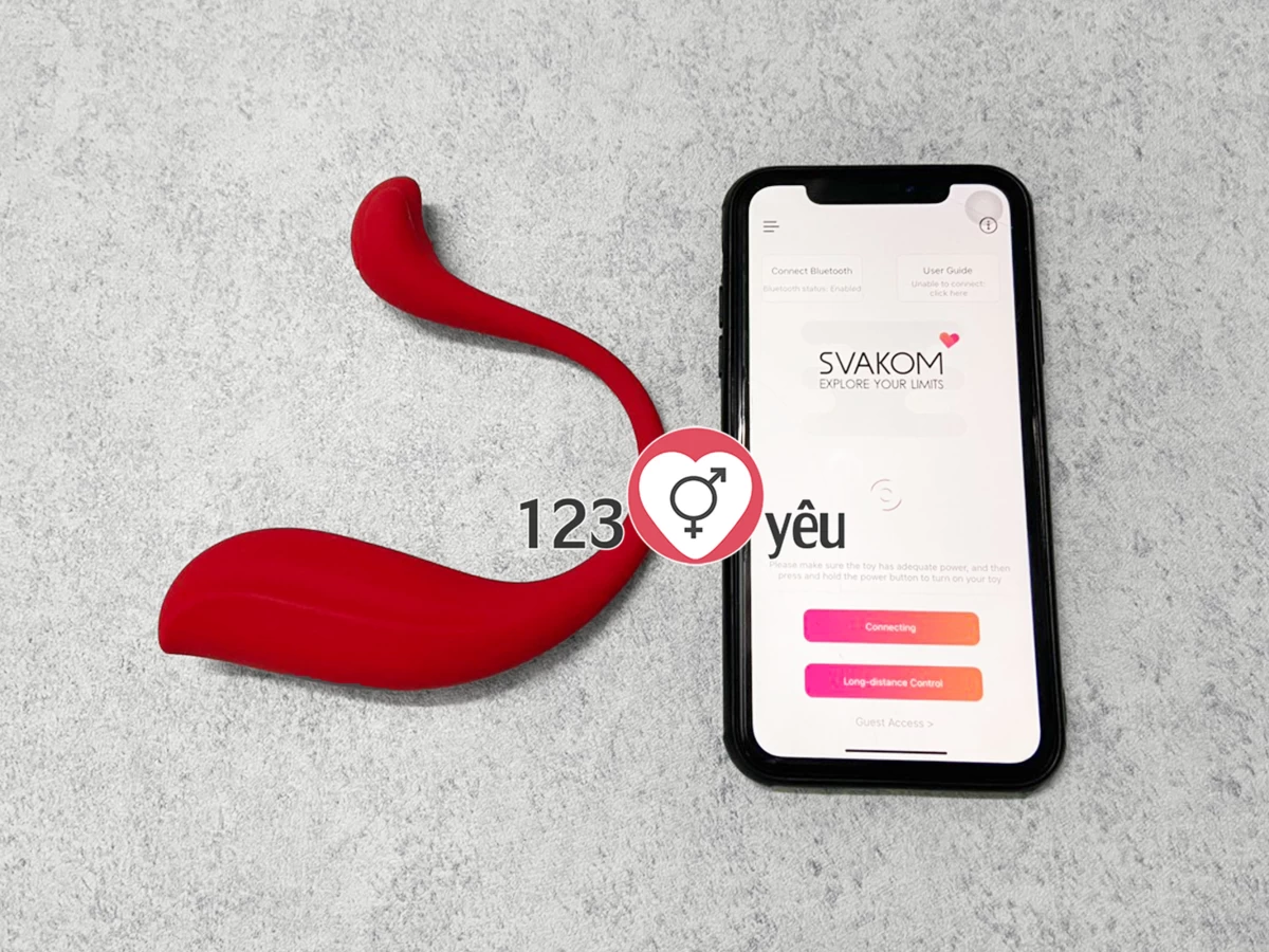 M&aacute;t xa tình y&ecirc;u Svakom Phoenix Neo 2 đi&ecirc;̀u khi&ecirc;̉n to&agrave;n cầu qua App