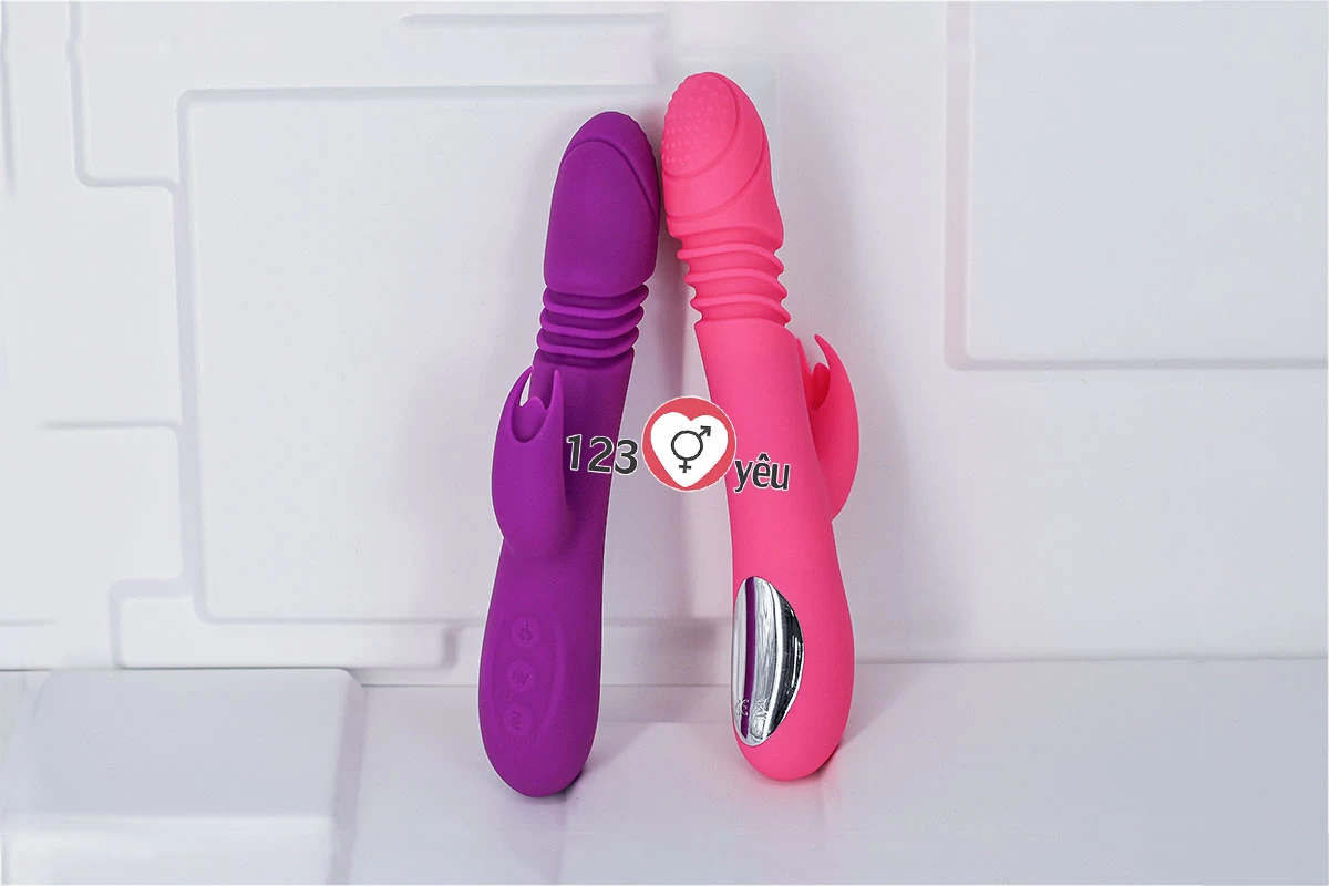 Dương vật giả rung thụt Ella Rod phát nhi&ecirc;̣t pin sạc