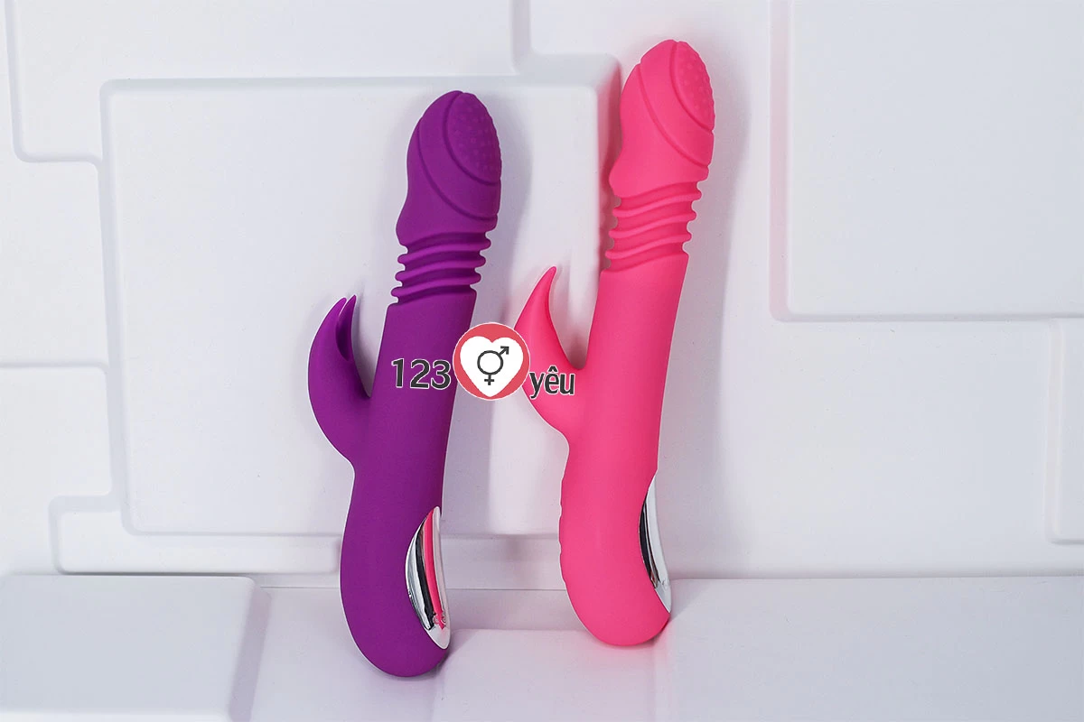 Dương vật giả rung thụt Ella Rod phát nhi&ecirc;̣t pin sạc