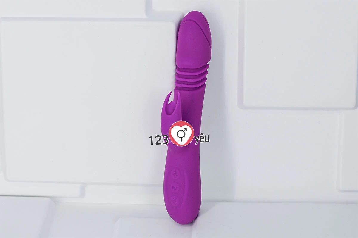 Dương vật giả rung thụt Ella Rod phát nhi&ecirc;̣t pin sạc