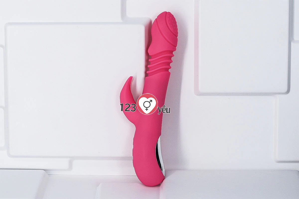 Dương vật giả rung thụt Ella Rod phát nhi&ecirc;̣t pin sạc