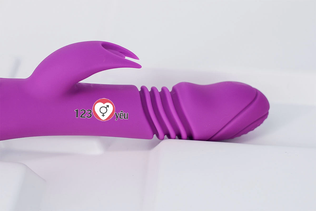 Dương vật giả rung thụt Ella Rod phát nhi&ecirc;̣t pin sạc