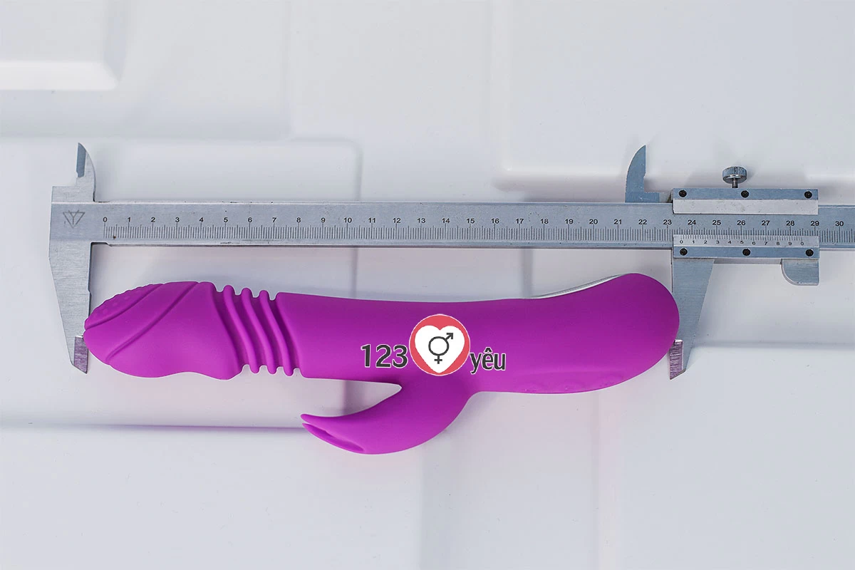 Dương vật giả rung thụt Ella Rod phát nhi&ecirc;̣t pin sạc