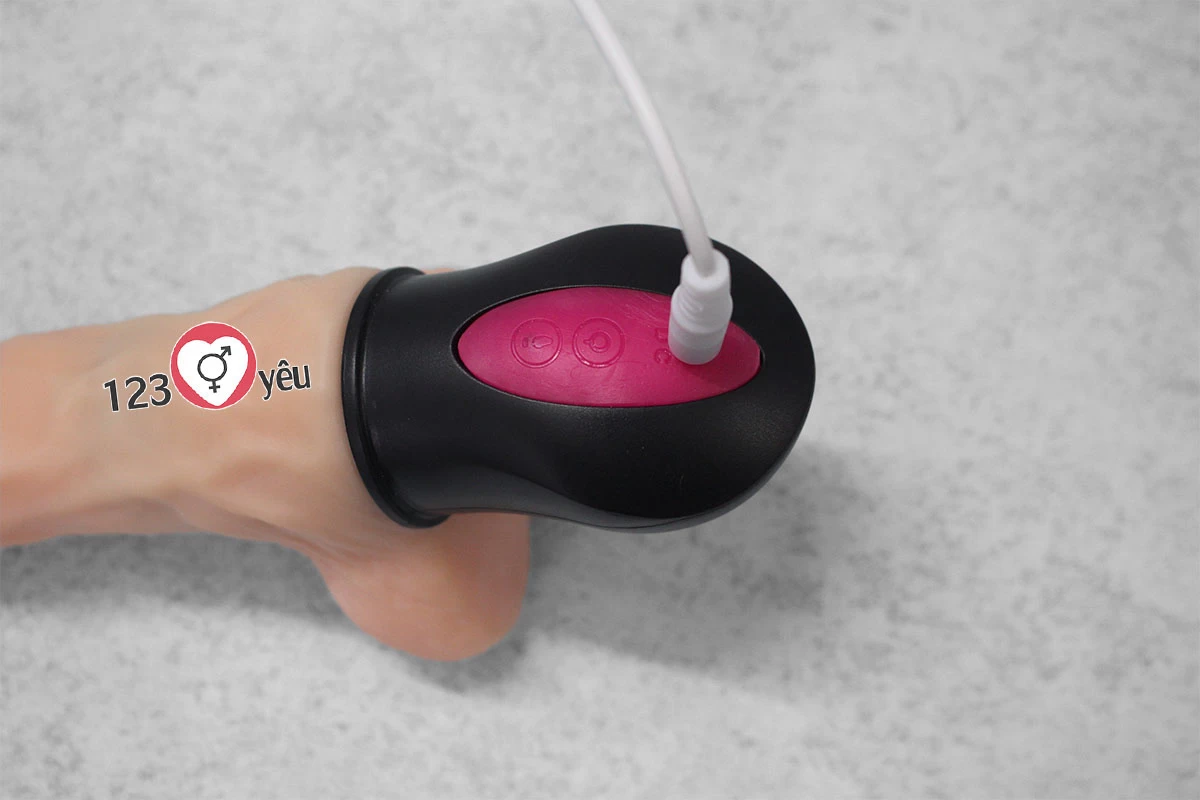 Dương vật giả si&ecirc;u mềm ph&aacute;t nhiệt 12 chế độ XL912 pin sạc