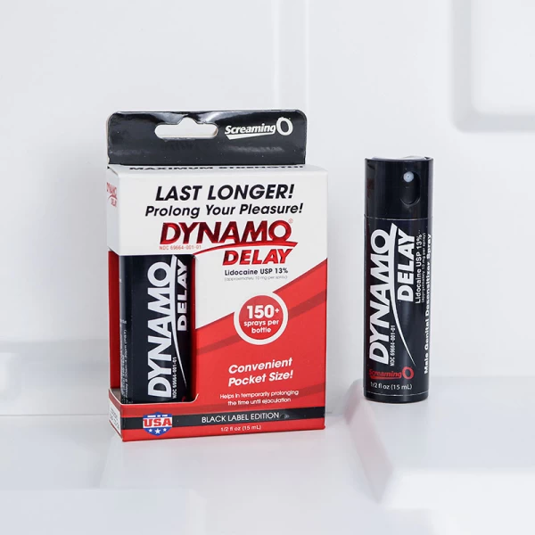 Dynamo Delay Black chai xịt chống xuất tinh sớm kéo dài thời gian – Thông tin chi tiết