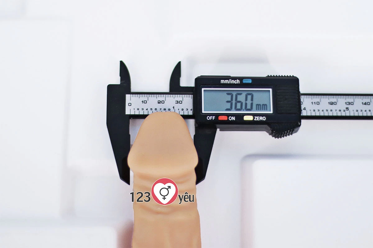 Dương vật giả ph&aacute;t nhiệt XL911 12 chế độ rung