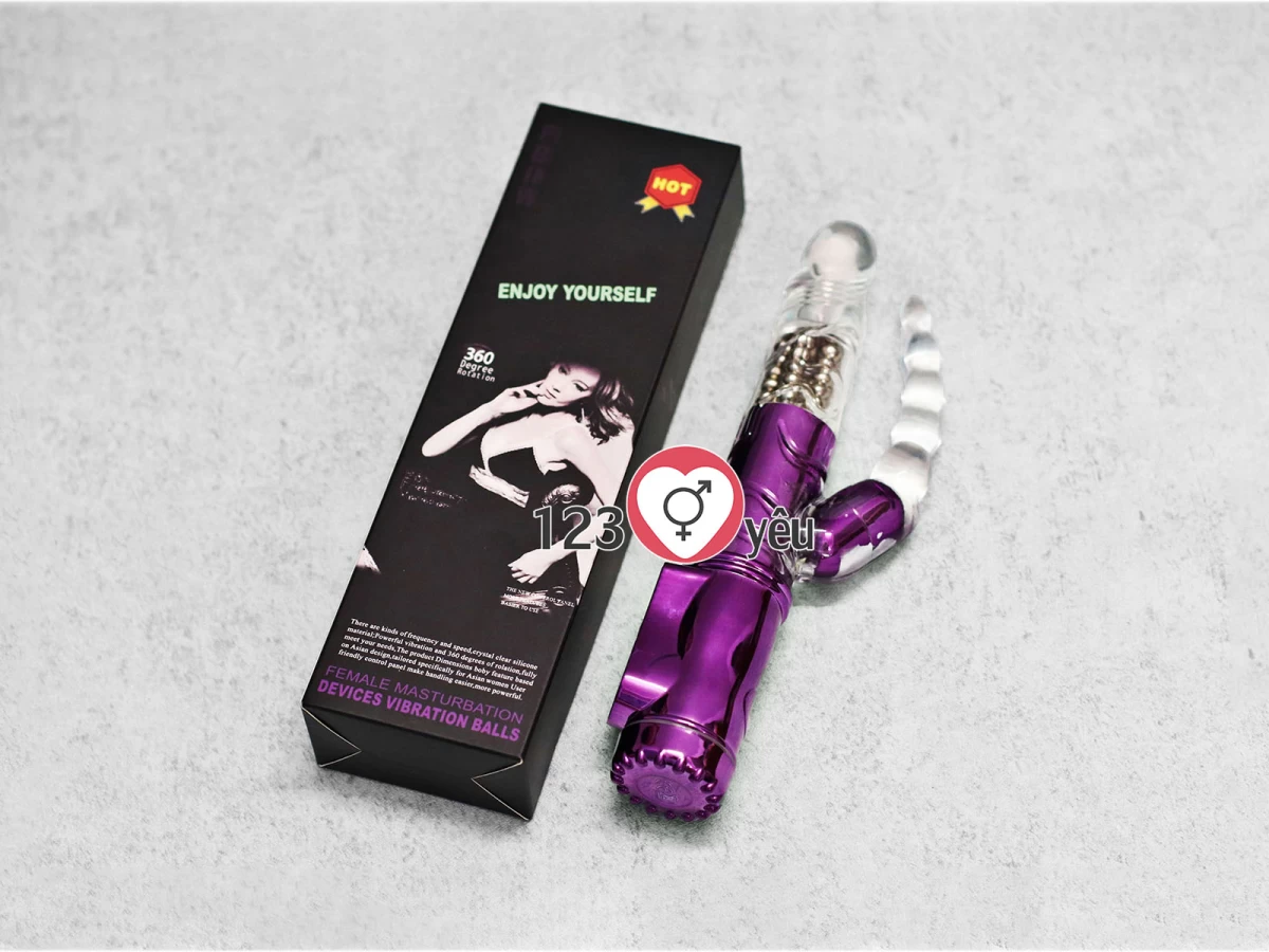 Dương vật giả rung xoay Loveaider c&oacute; k&iacute;ch th&iacute;ch hậu m&ocirc;n