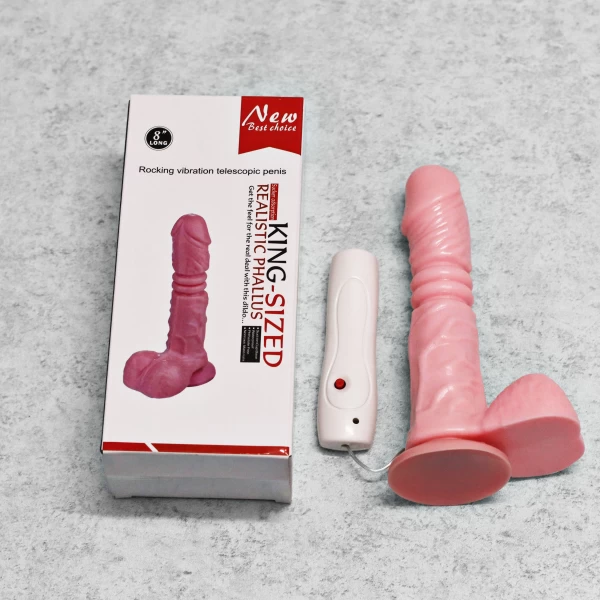 Dương vật giả có đế King Size rung thụt – Thông tin chi tiết