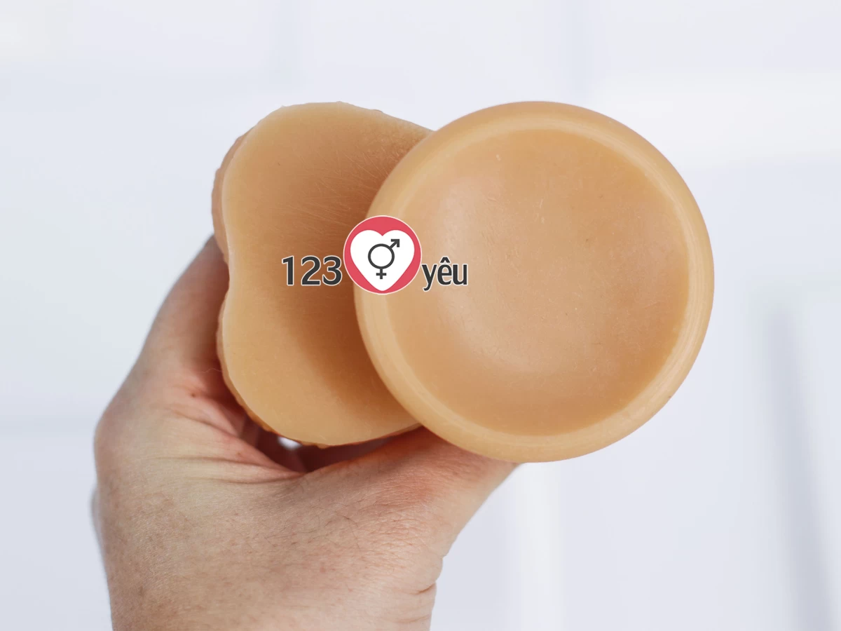 Dương vật giả c&oacute; đế Lovetoy 7 inch da n&acirc;u si&ecirc;u mềm