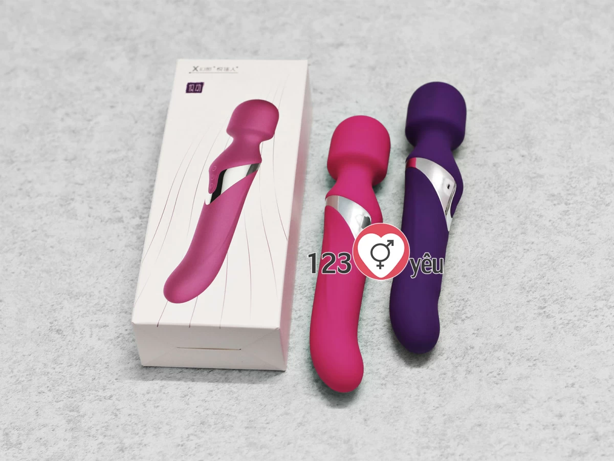 Máy mát xa đi&ecirc;̉m G Aphojoy 2 đ&acirc;̀u c&oacute; bi xoay pin sạc