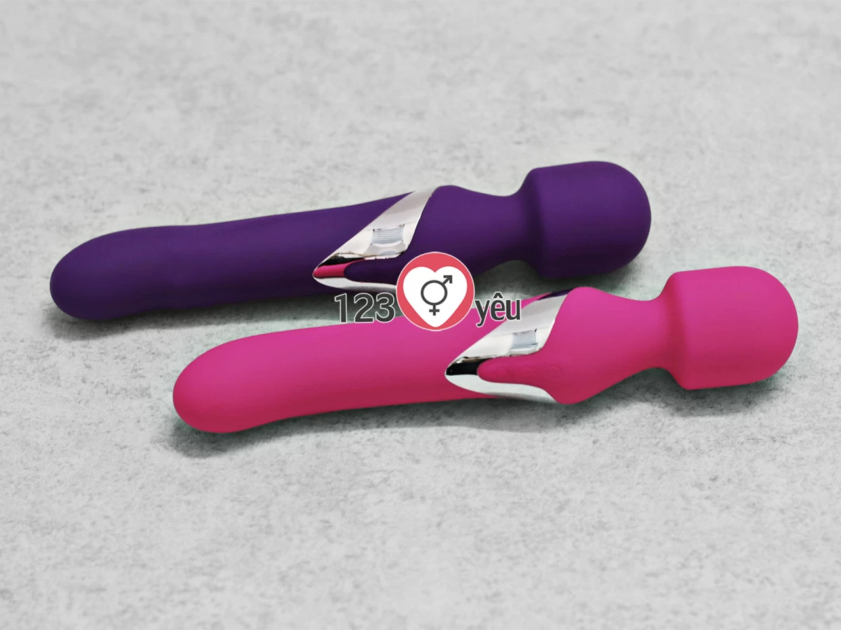 Máy mát xa đi&ecirc;̉m G Aphojoy 2 đ&acirc;̀u c&oacute; bi xoay pin sạc