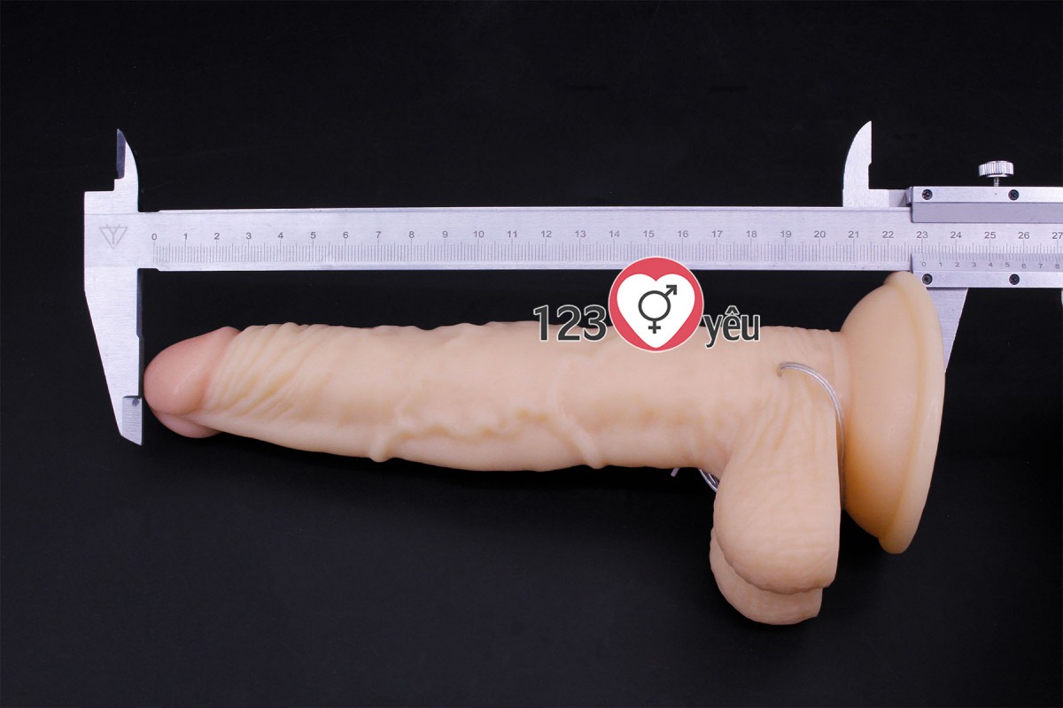 Dương vật giả c&oacute; đế rung Lovetoy 9.5inch 11