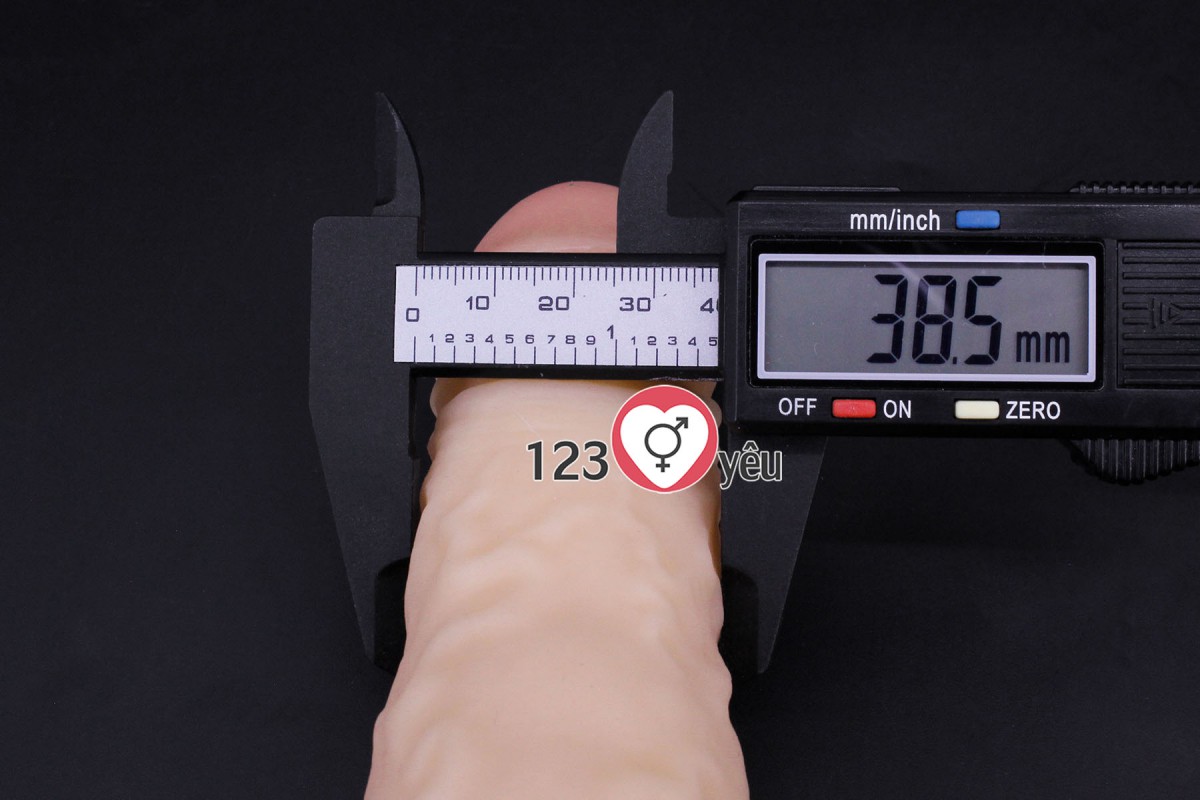 Dương vật giả c&oacute; đế rung Lovetoy 9.5inch 12