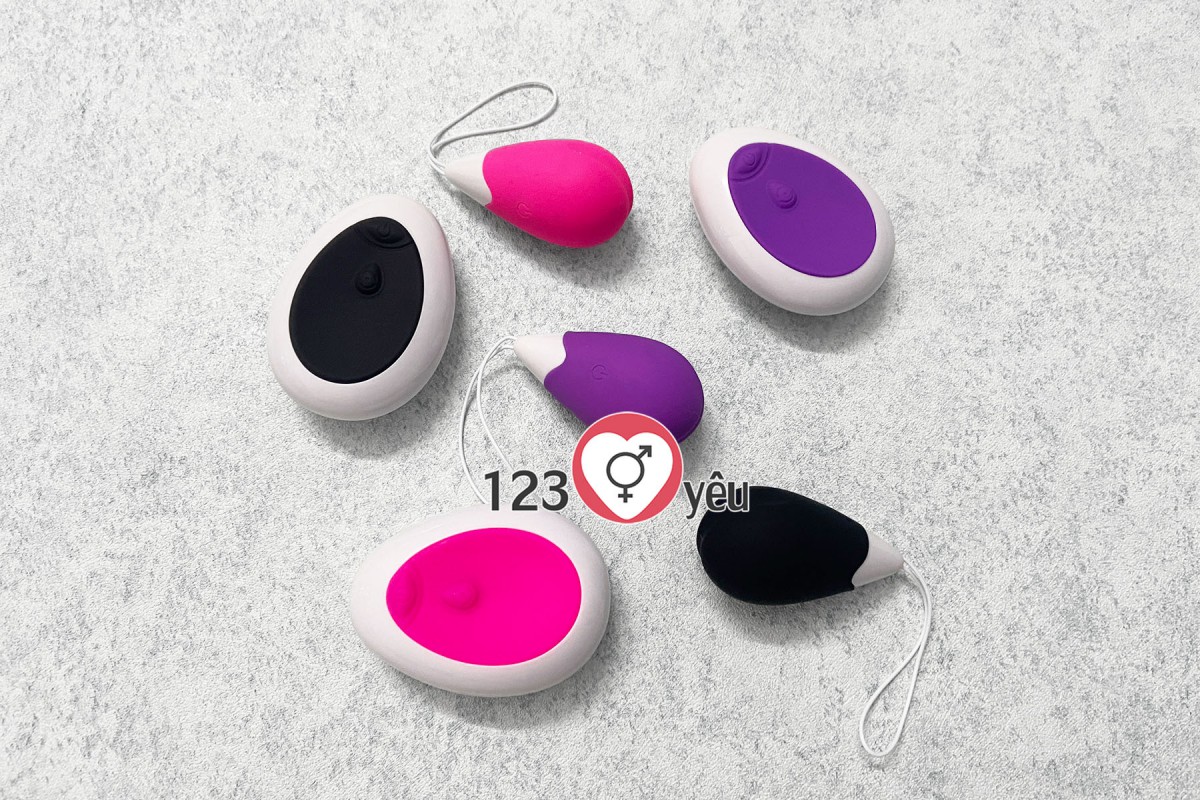 Trứng rung t&igrave;nh y&ecirc;u kh&ocirc;ng d&acirc;y 10 chế độ 2