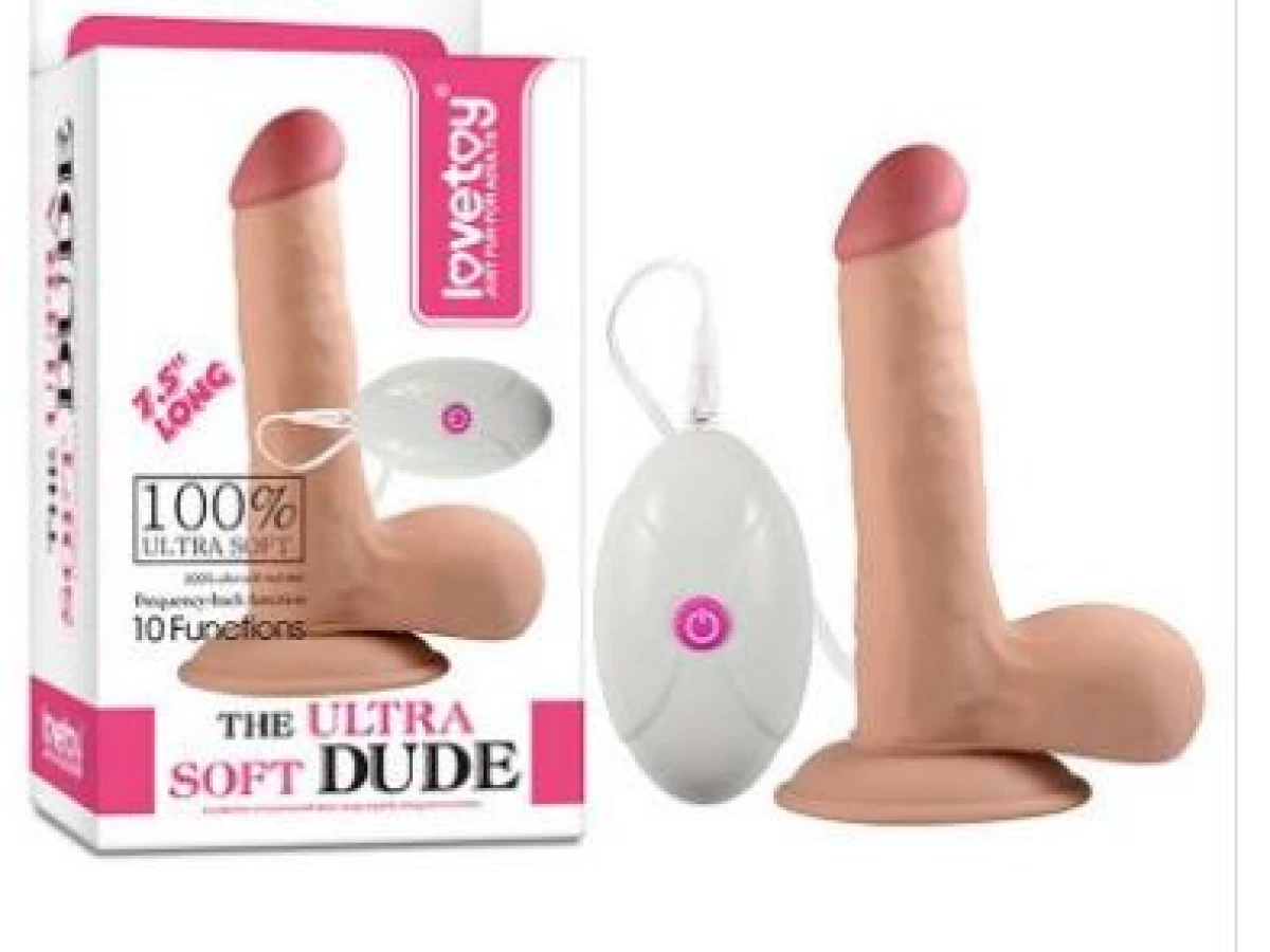 Dương vật giả có đế Lovetoy Ultra Soft 7.5long
