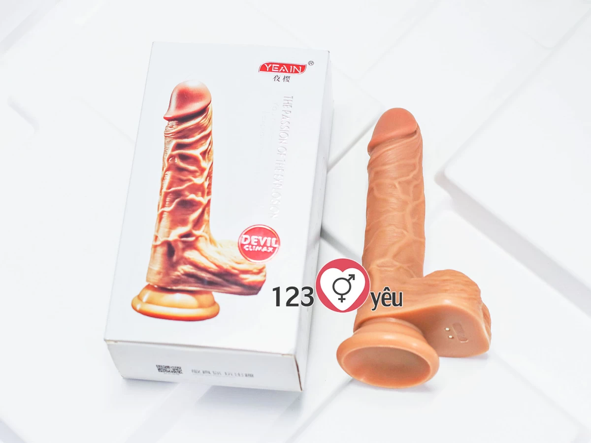 Dương vật giả c&oacute; đế Devil Yeain rung ngoáy cực mạnh