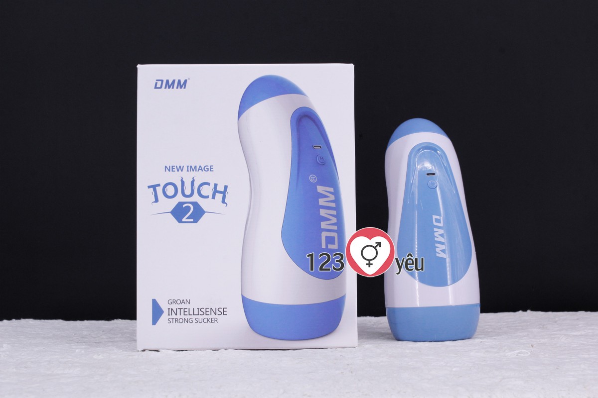 &Acirc;m đạo giả c&oacute; đế DMM Touch 2 rung 10 ch&ecirc;́ đ&ocirc;̣ và phát ti&ecirc;́ng r&ecirc;n 3