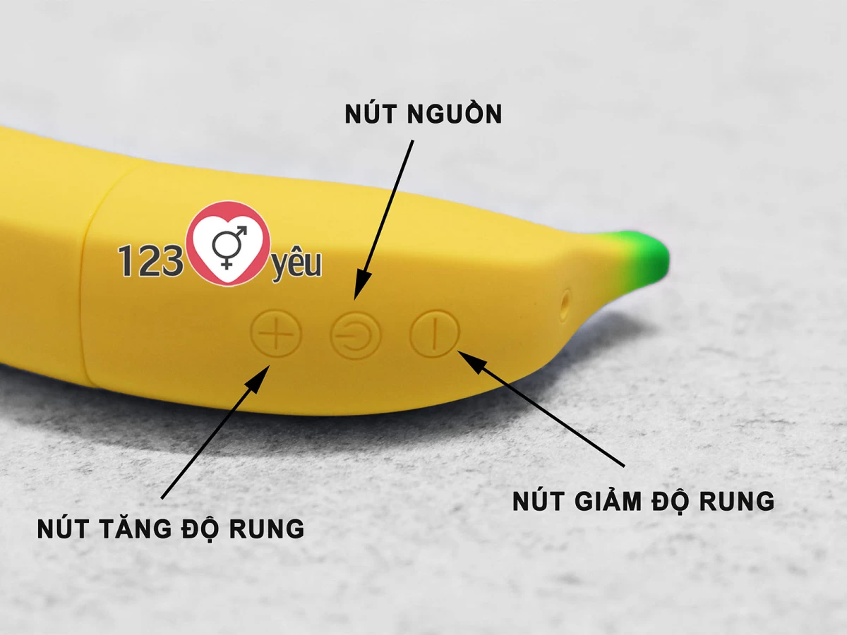 Dương vật giả ngụy trang h&igrave;nh chuối rung, ph&aacute;t nhiệt