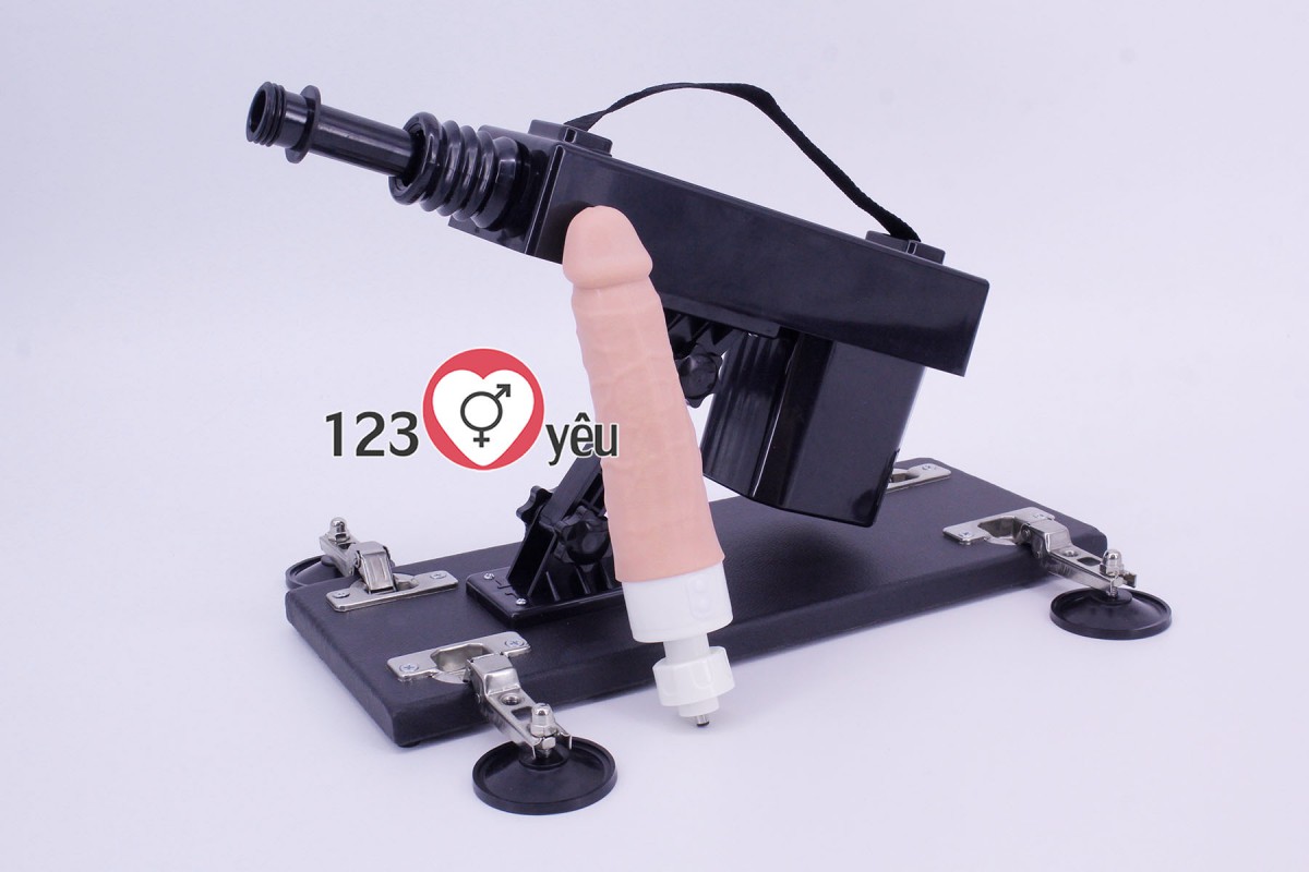 M&aacute;y thủ d&acirc;m dương vật giả c&oacute; đế cắm điện 1