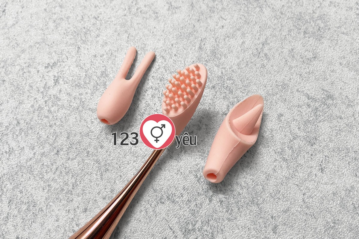 M&aacute;y massage điểm G 3 đầu pin sạc nhỏ gọn 4