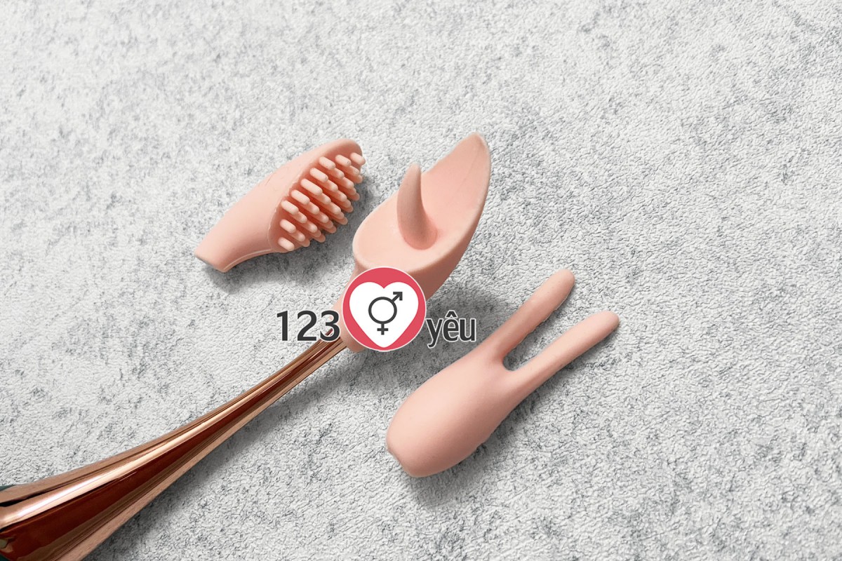 M&aacute;y massage điểm G 3 đầu pin sạc nhỏ gọn 6