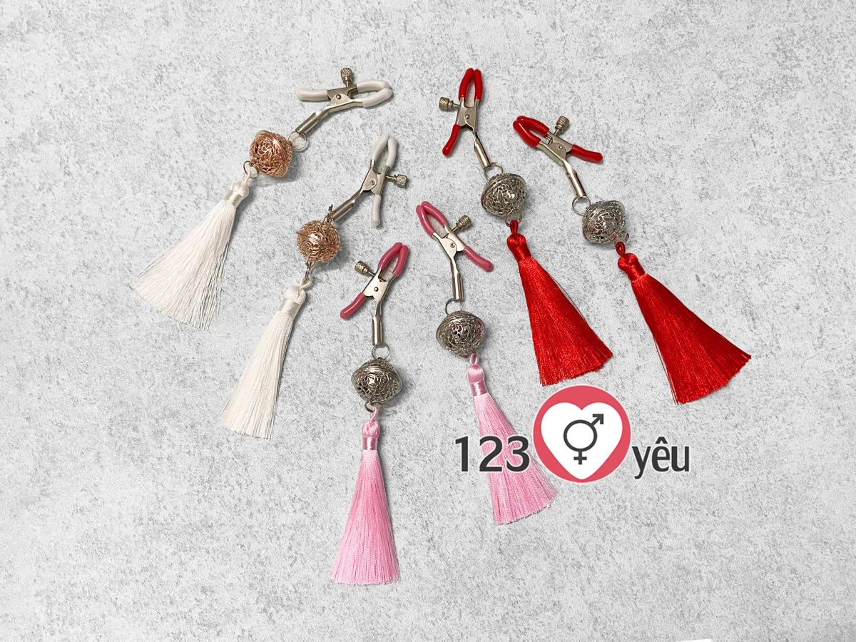 Lục lạc kẹp ti bạo d&acirc;m k&iacute;ch th&iacute;ch d&agrave;nh cho nữ