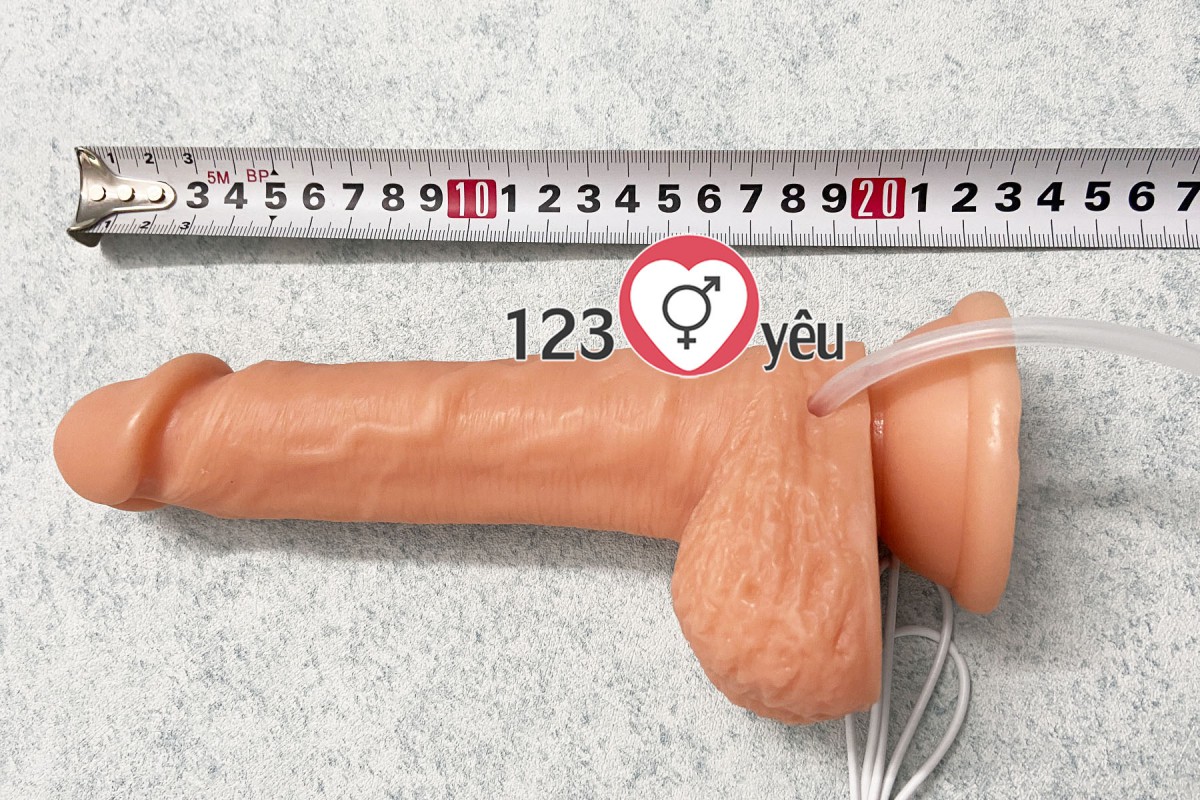 Dương v&acirc;̣t giả silicon rung xuất tinh giống thật 8